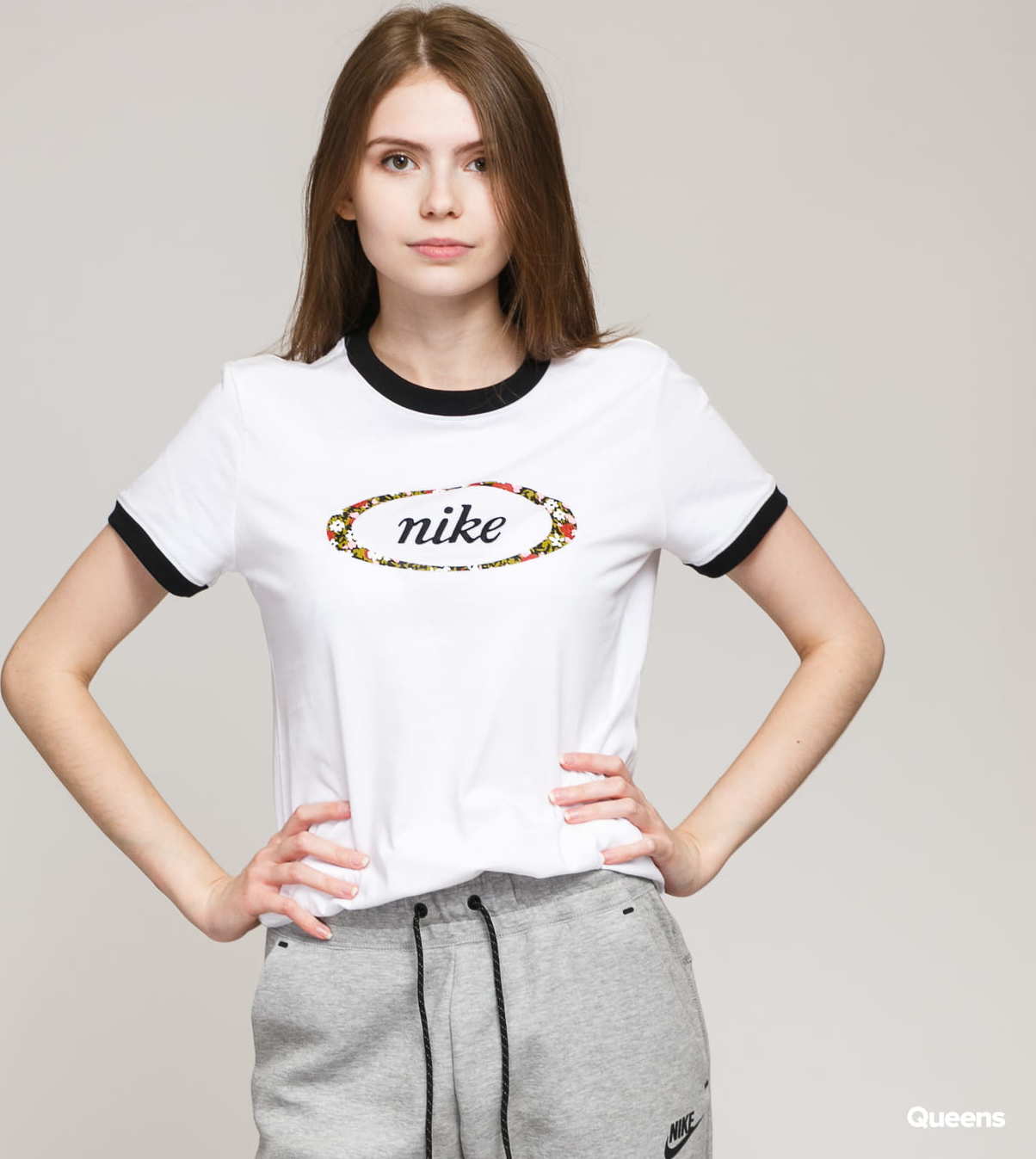 Nike W NSW Tee Femme Ringer bílé L