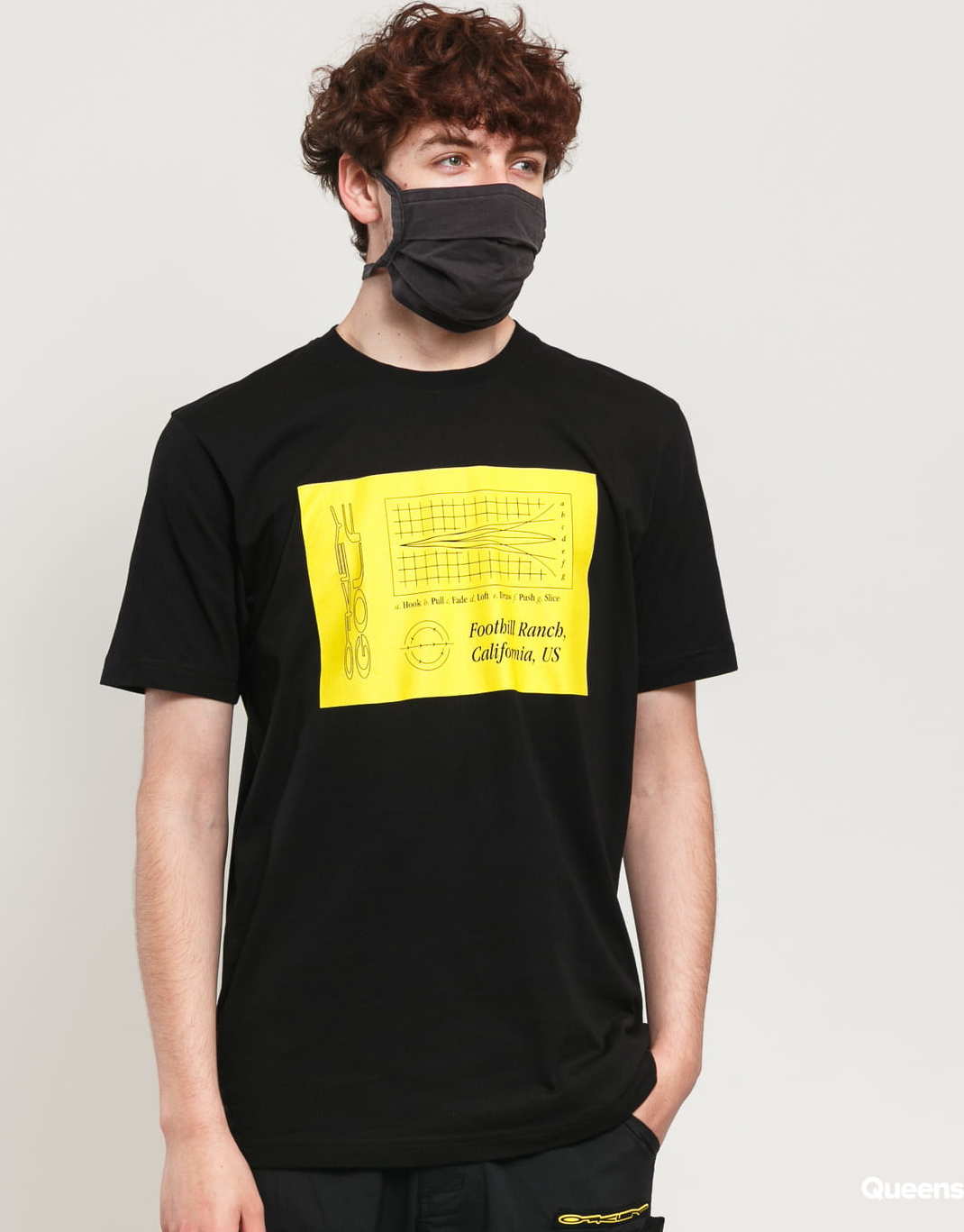 Oakley Golfing Stretch Logo SS Tee černé XL