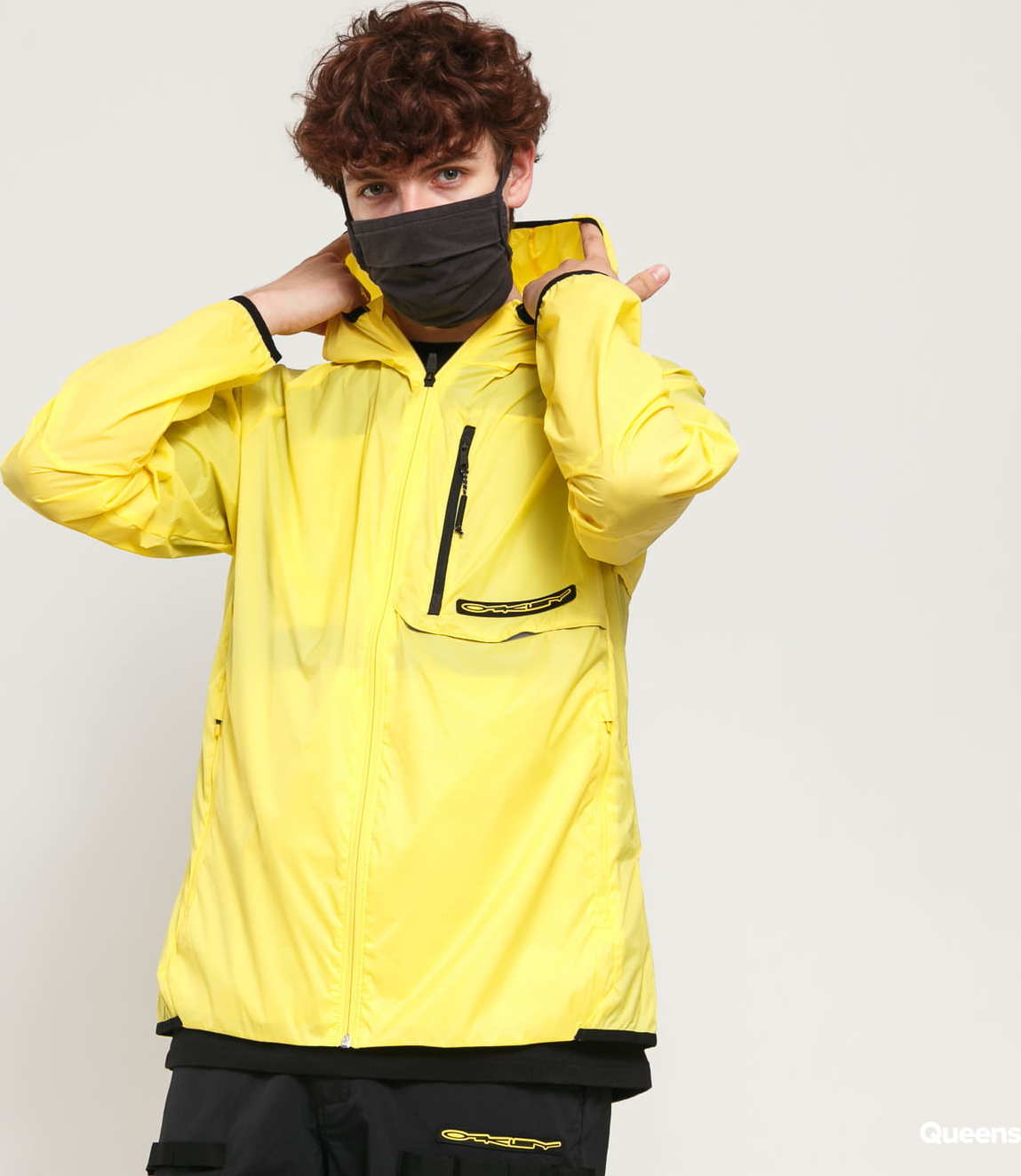 Oakley Stretch Logo Patch Packable Jacket žlutá XL