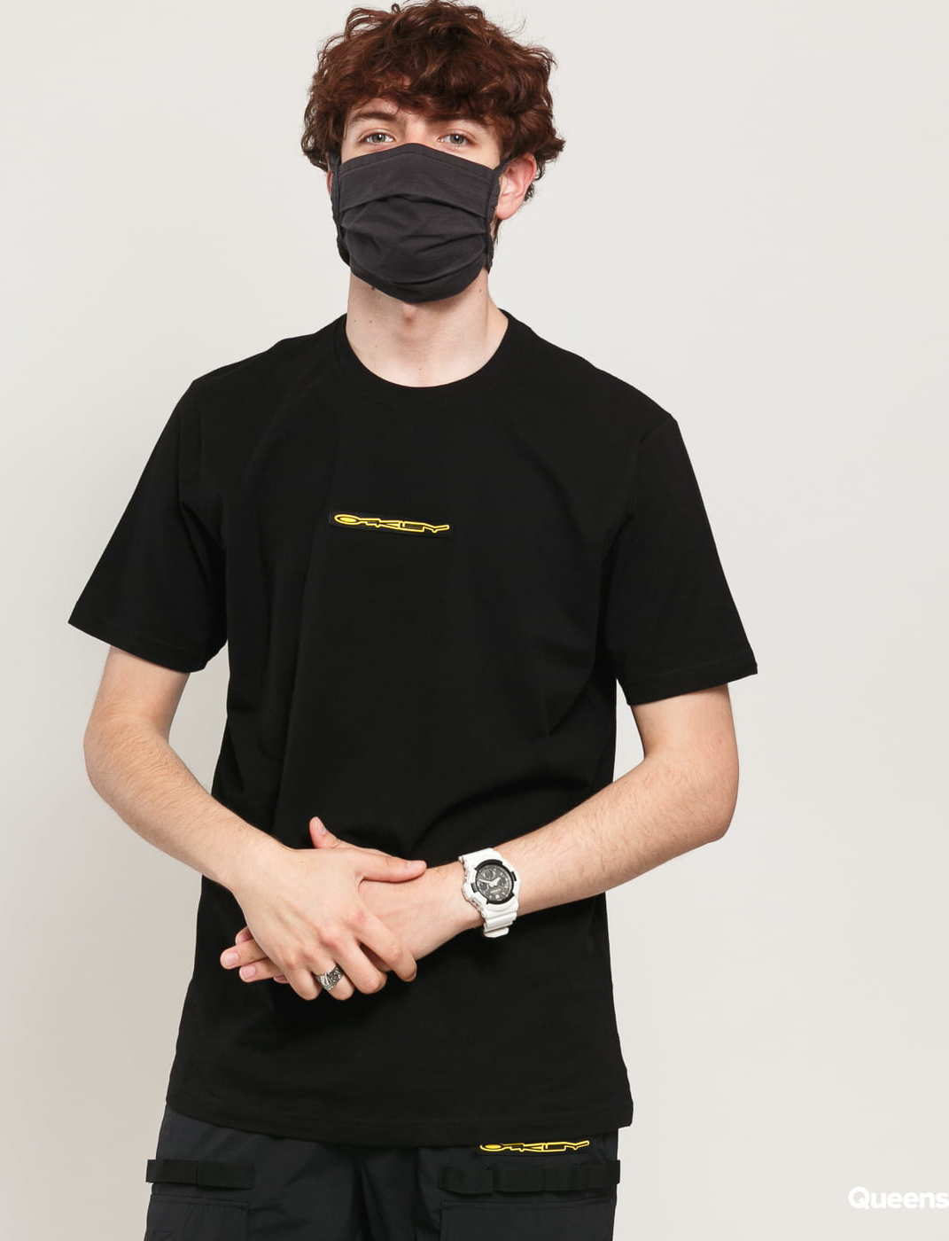 Oakley Stretch Logo Patch SS Tee černé XL