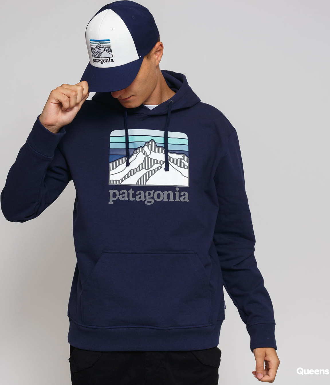 Patagonia M's Line Logo Ridge Uprisal Hoody navy XL