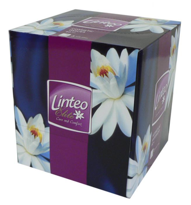 Linteo kapesníky v boxu 3vrstvé 60 ks
