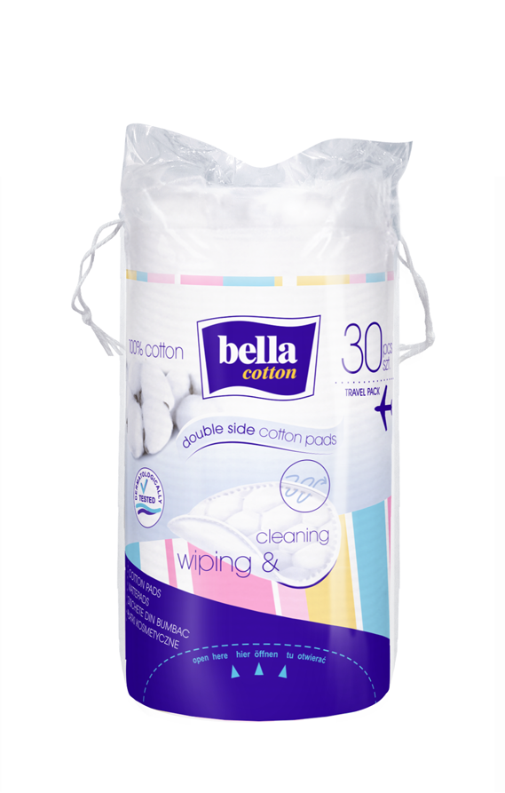 Bella Cotton kosmetické odličovací tampony 30 ks