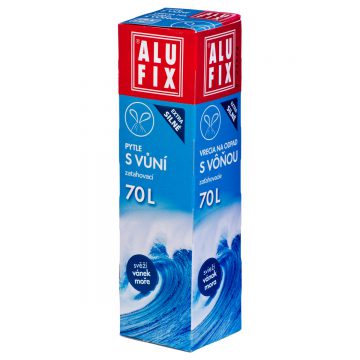 Alufix odpadkové pytle zatahovací s vůní mořského vánku 70 l 8 ks