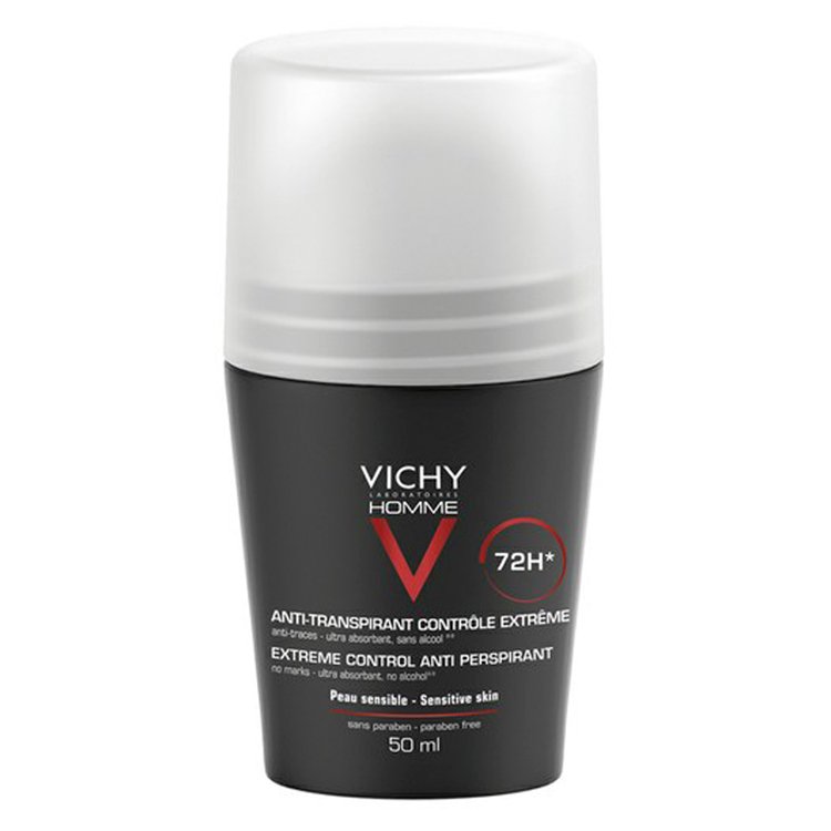 Vichy Kuličkový deodorant pro muže Homme Deo roll-on Regulation Intense 50 ml