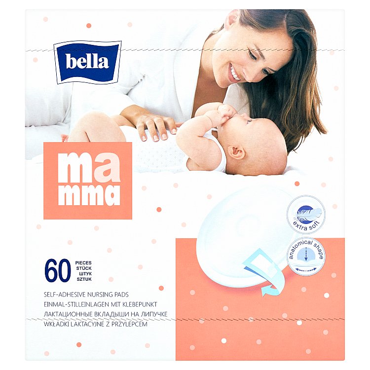Bella Mamma jednorázové samolepící prsní vložky 60 ks