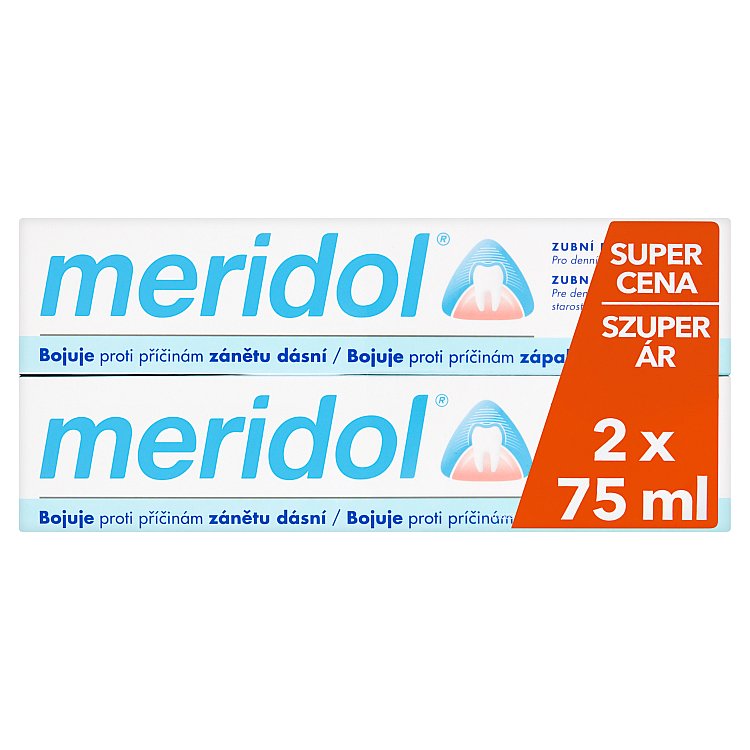 Meridol zubní pasta pro denní péči 2 x 75 ml