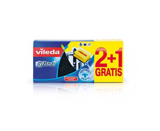 Vileda Glitzi houbičky 2+1 ks