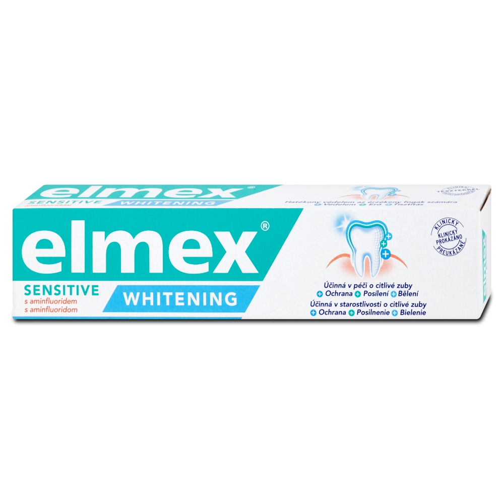 Elmex Sensitive Whitening speciální zubní pasta pro každodenní ochranu citlivých zubů 75 ml
