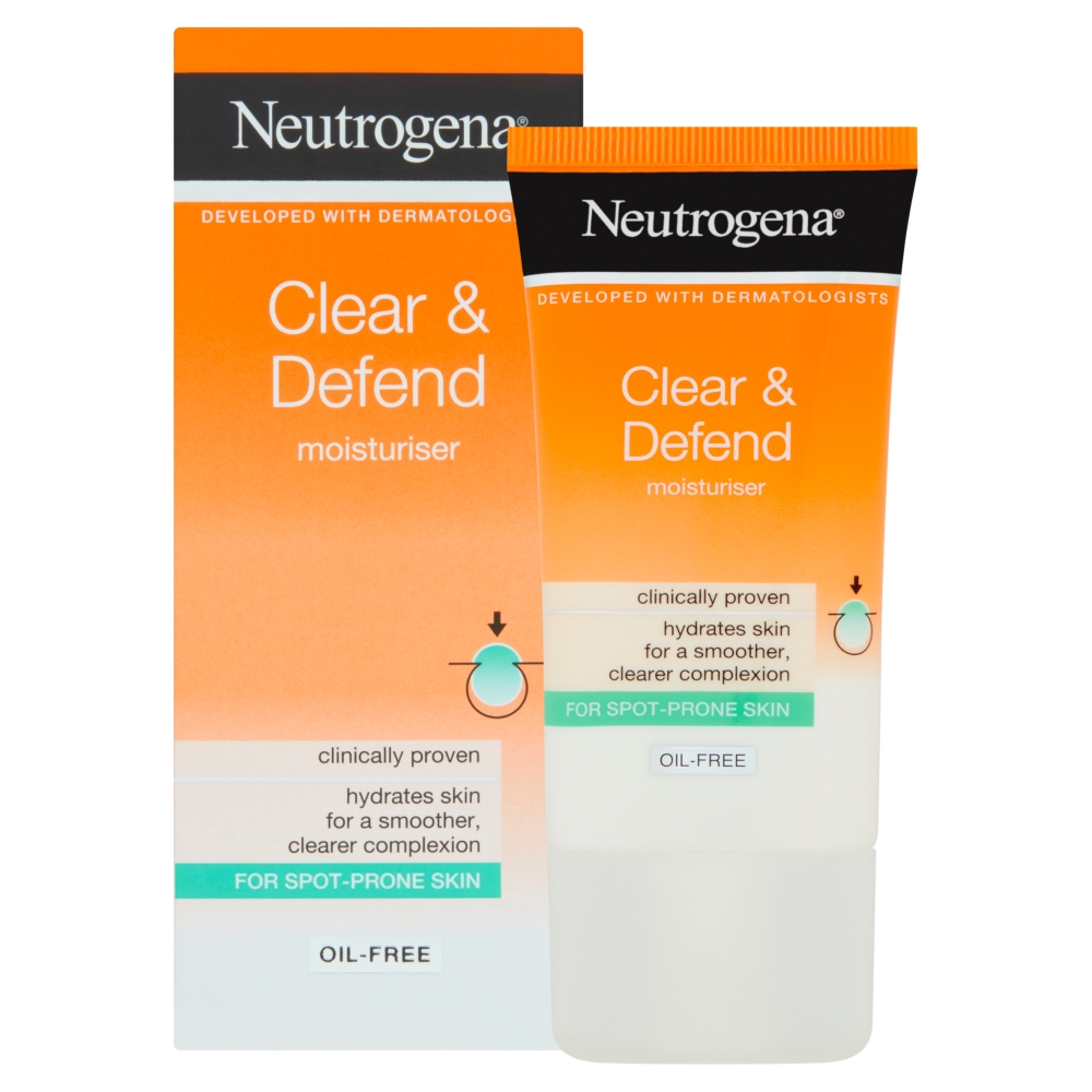 Neutrogena Clear & Defend hydratační krém 50 ml