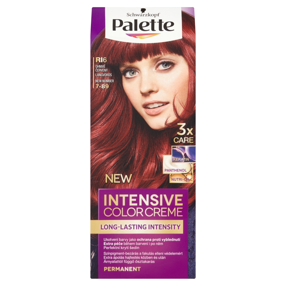 Schwarzkopf Palette Intensive Color Creme barva na vlasy odstín ohnivě červený RI6