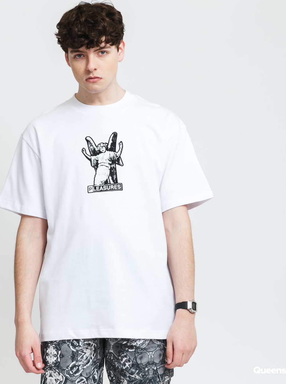 PLEASURES Fetish Heavyweight Tee bílé M