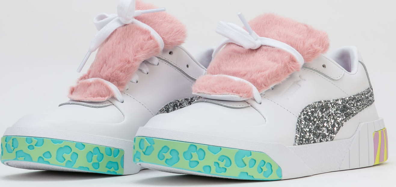 Puma Cali Fur Sophia Webster puma white - metallic silver EUR 41