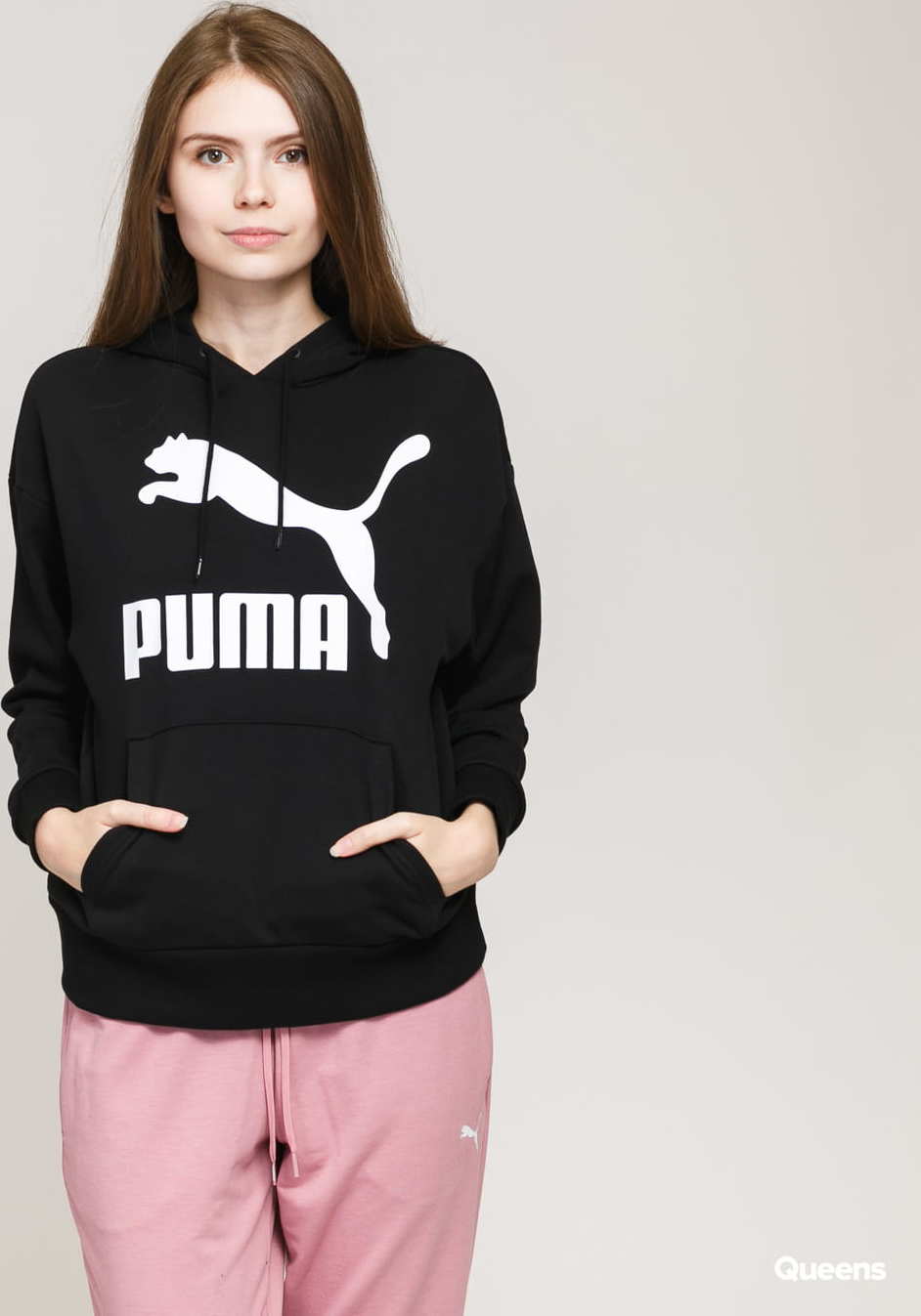 Puma Classics Logo Hoody černá XS
