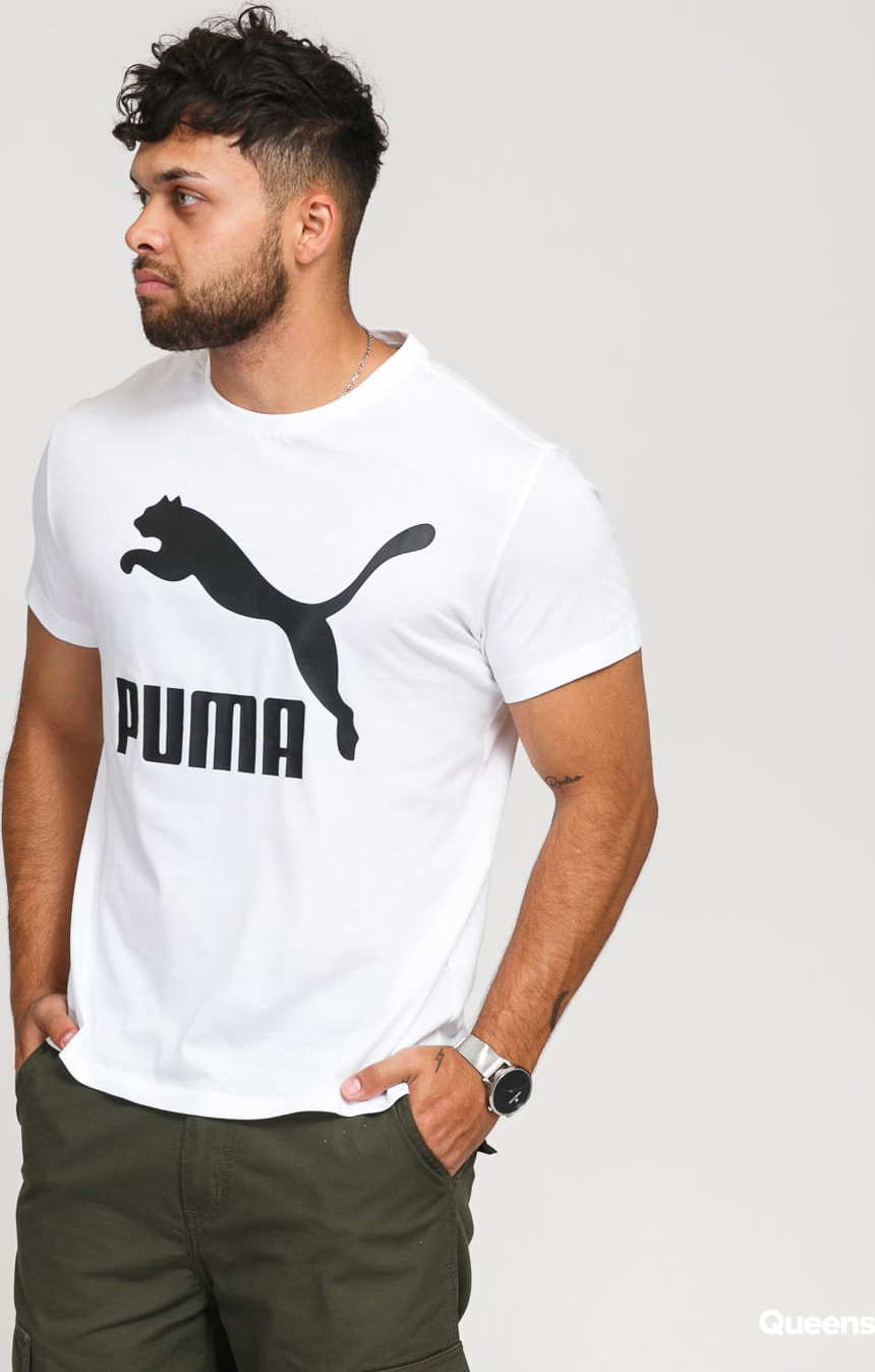 Puma Classics Logo Tee bílé XL