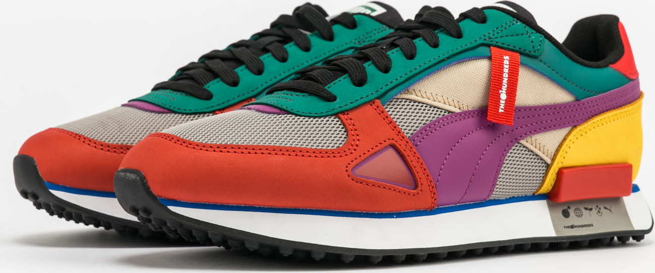 Puma Future Rider HF THE HUNDREDS molten lava - amethyst - white EUR 42.5