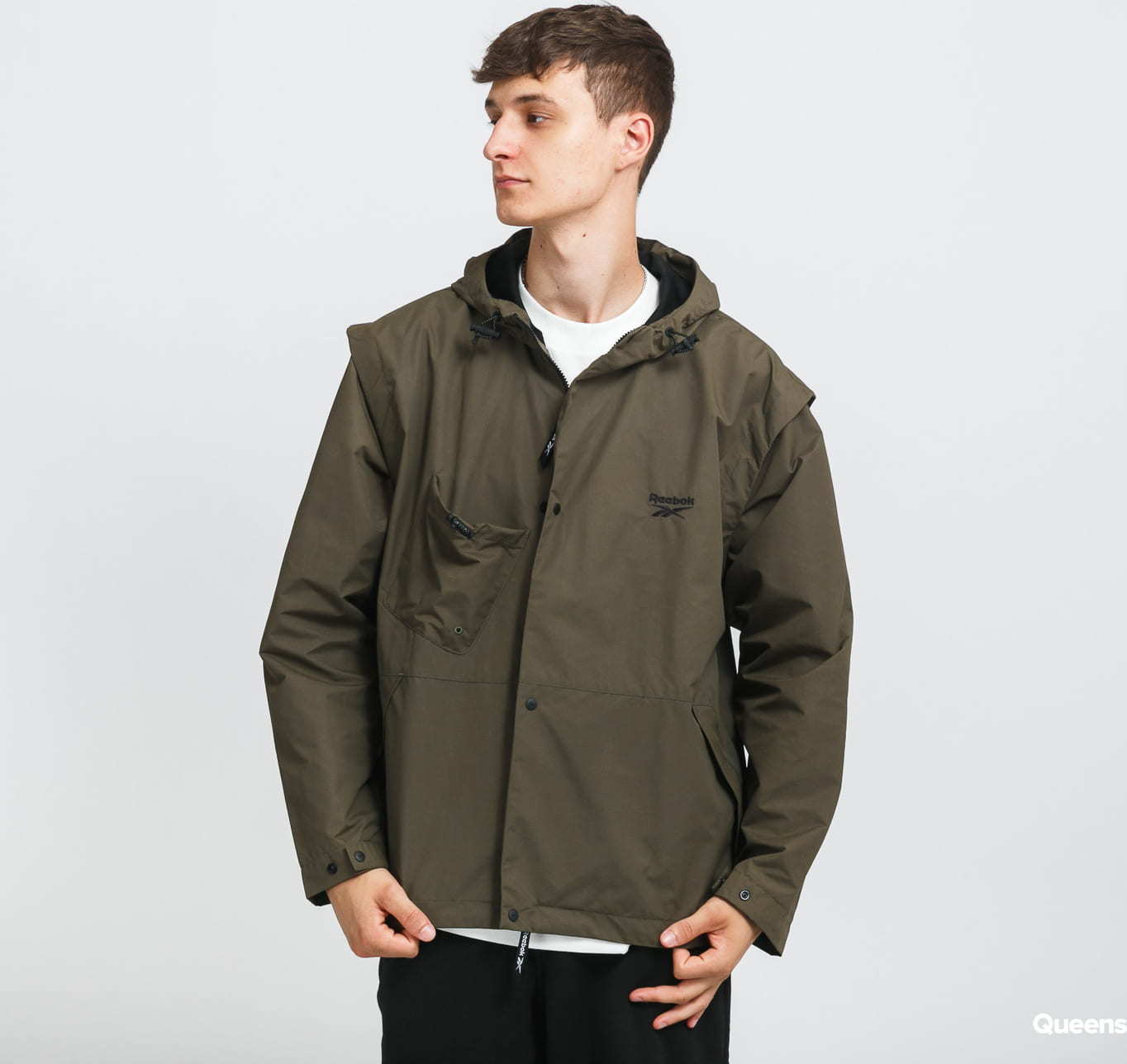 Reebok CL Camping Jacket olivová XL