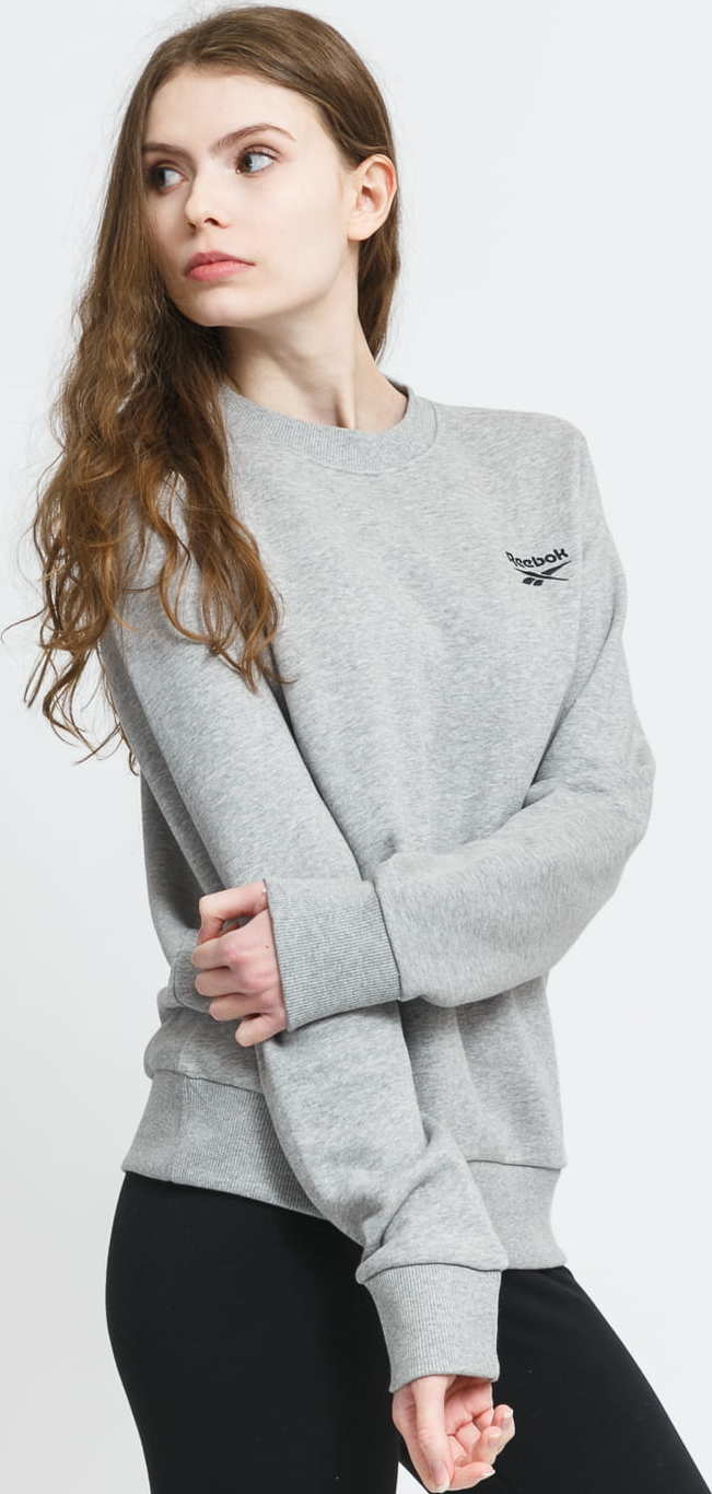 Reebok Identity French Terry Crew melange šedá L