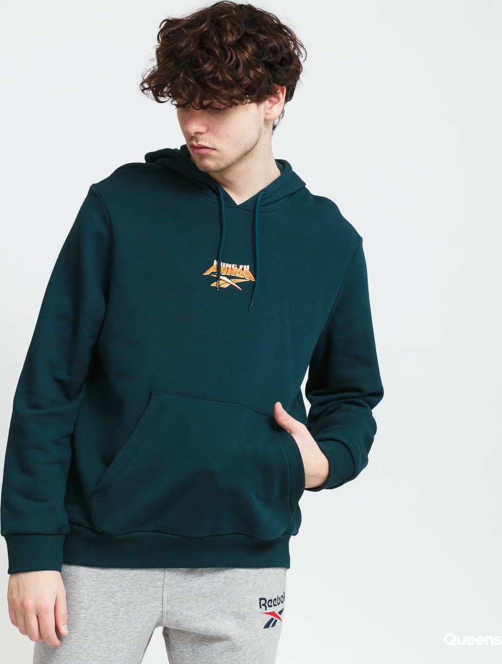 Reebok Kung Fu Panda Hoodie tmavě zelená XL