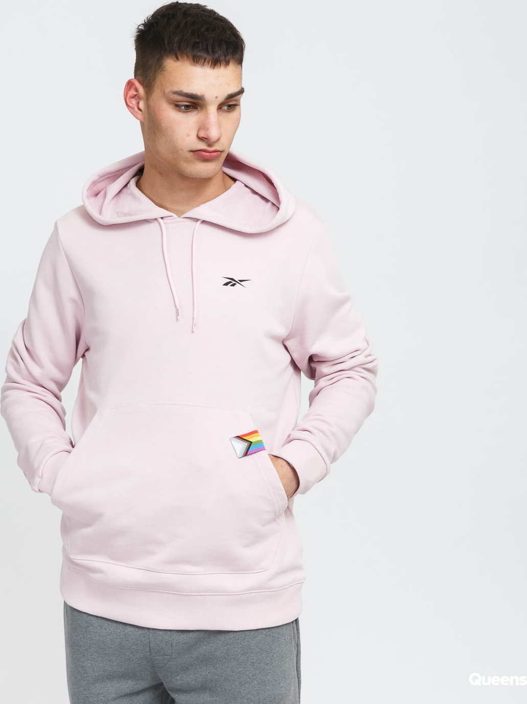 Reebok Tech Style Pride FT Graphic Sweatshirt růžová XL