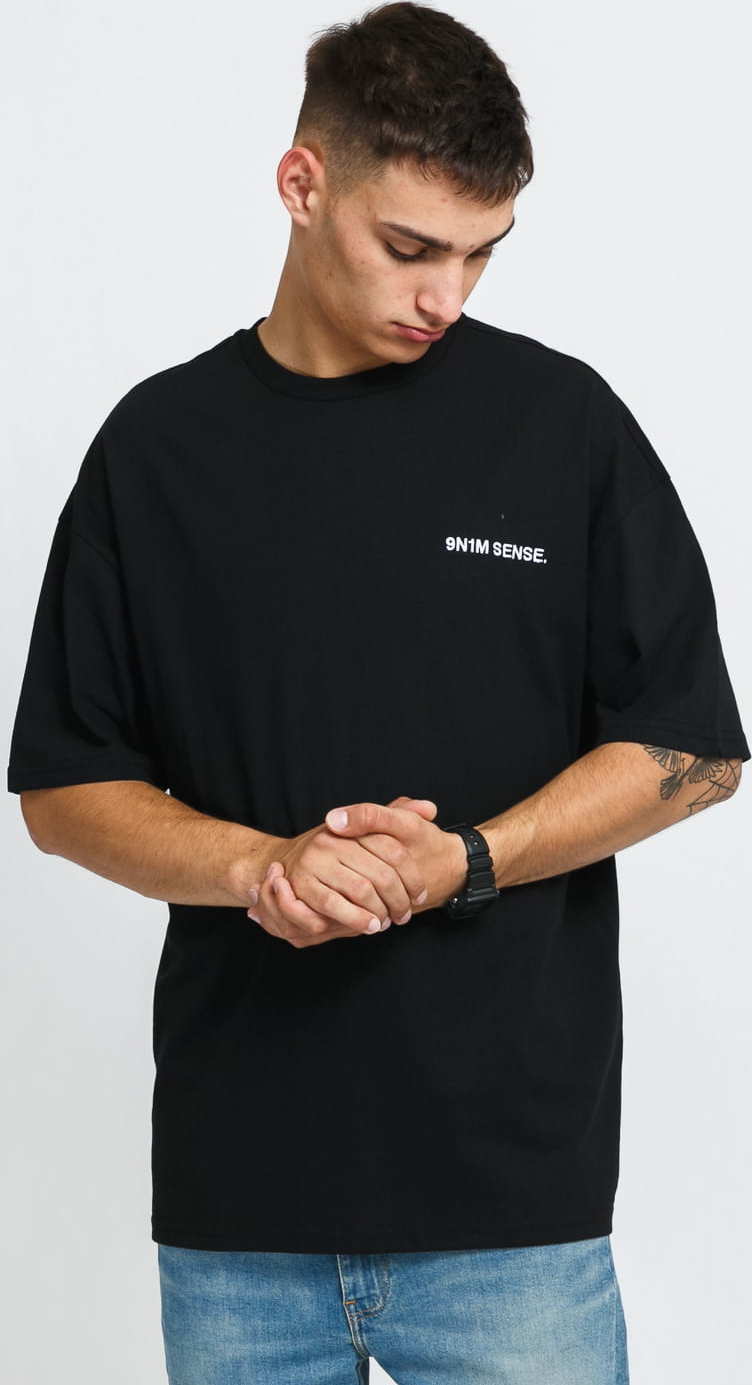 9N1M SENSE. Logo T-Shirt černé XXL