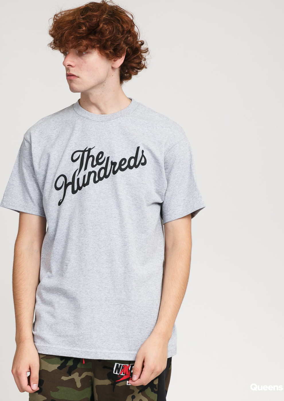 The Hundreds Forever Slant Logo T-Shirt melange šedé XL
