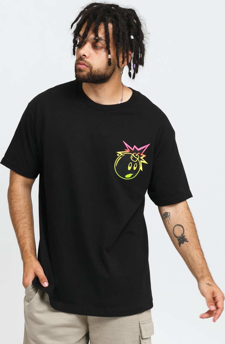 The Hundreds Live Adam Tee černé XL