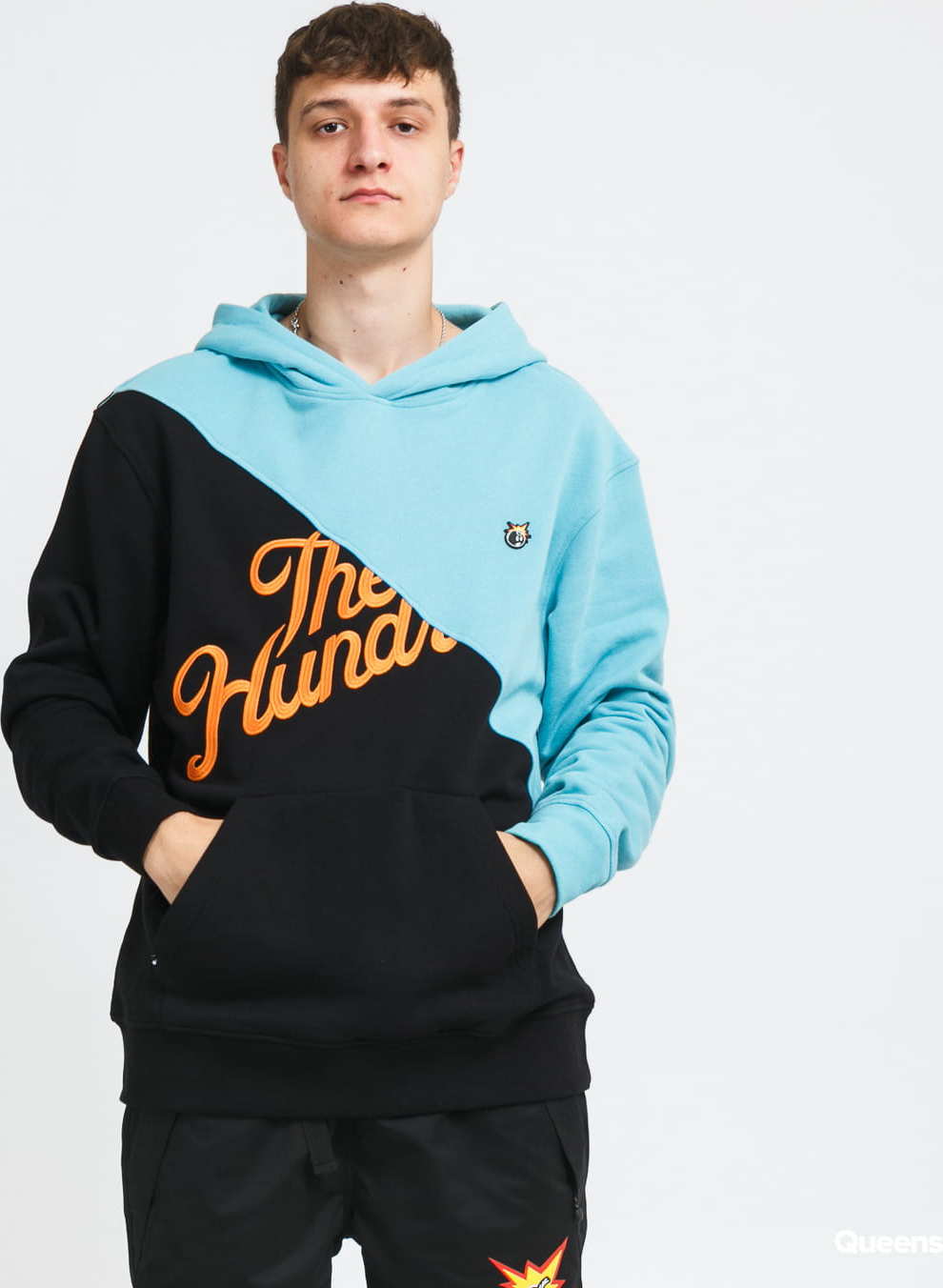 The Hundreds Reflex Pullover černá / modrá L