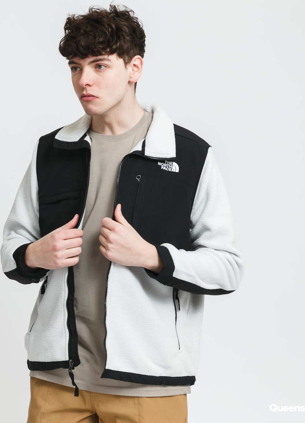 The North Face Denali 2 Jacket světle šedá / černá XL