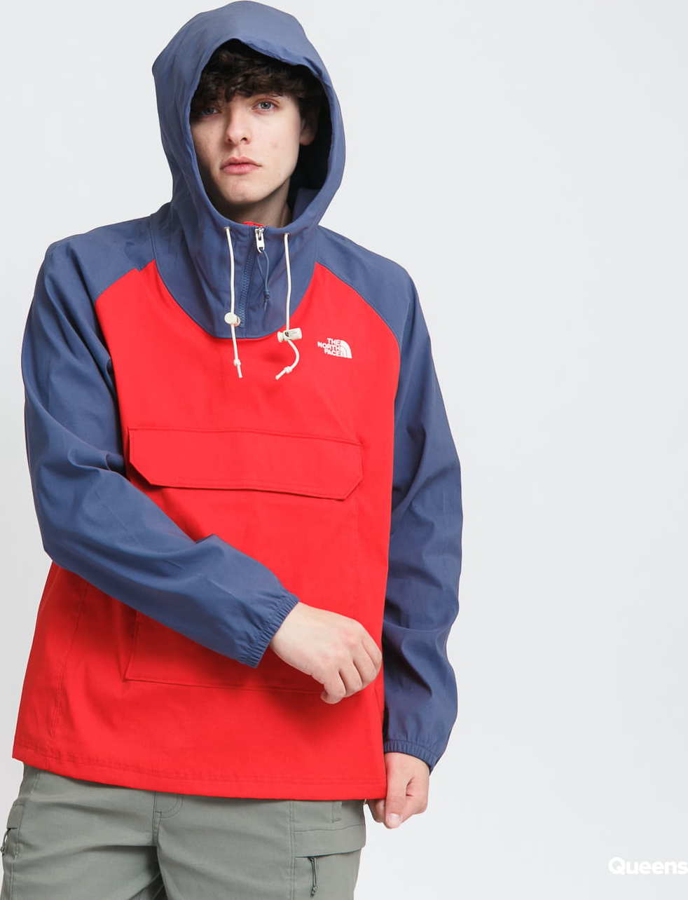 The North Face M Class V Anorak červená / navy XL