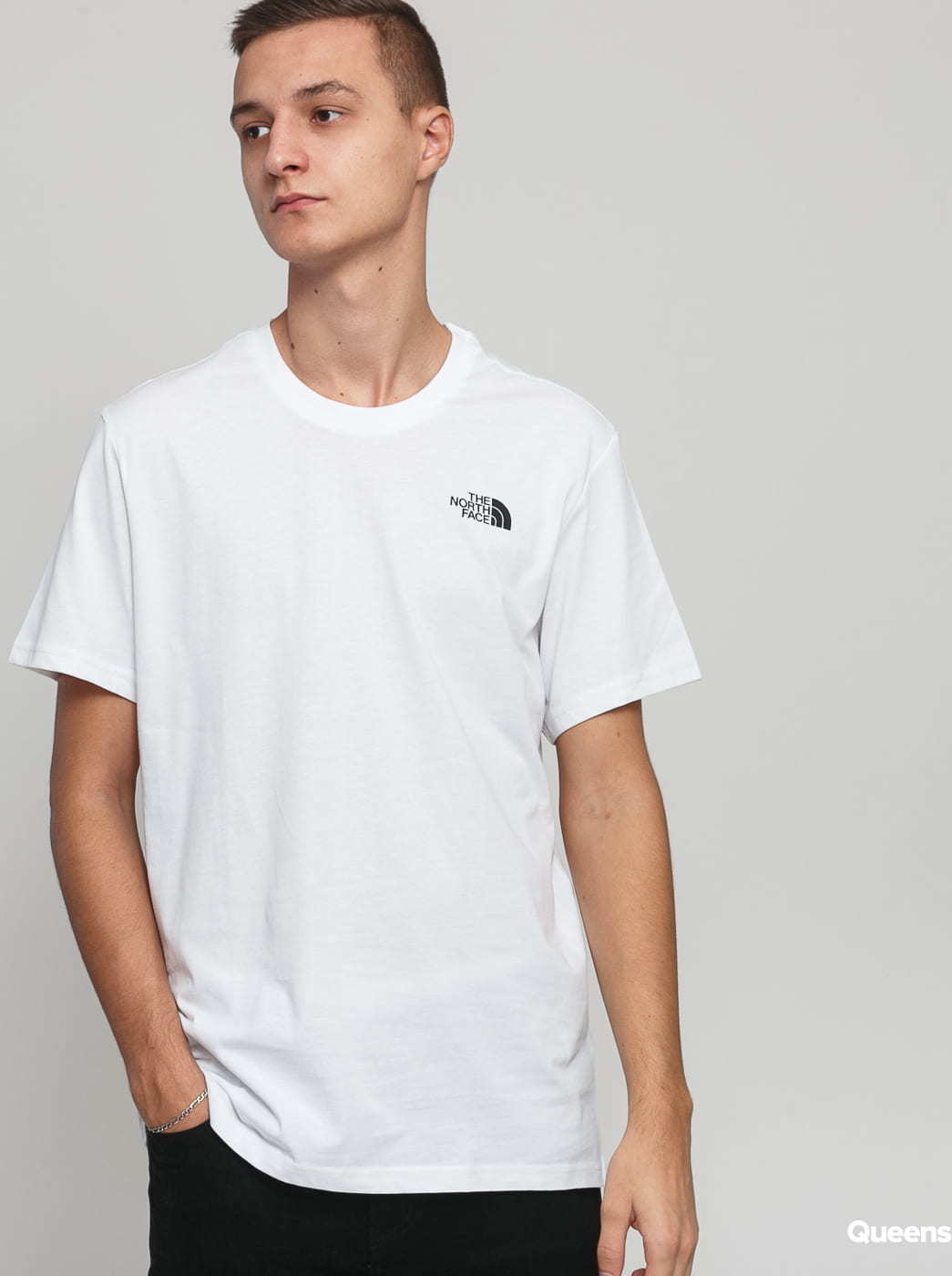 The North Face M Simple Dome Tee bílé XS