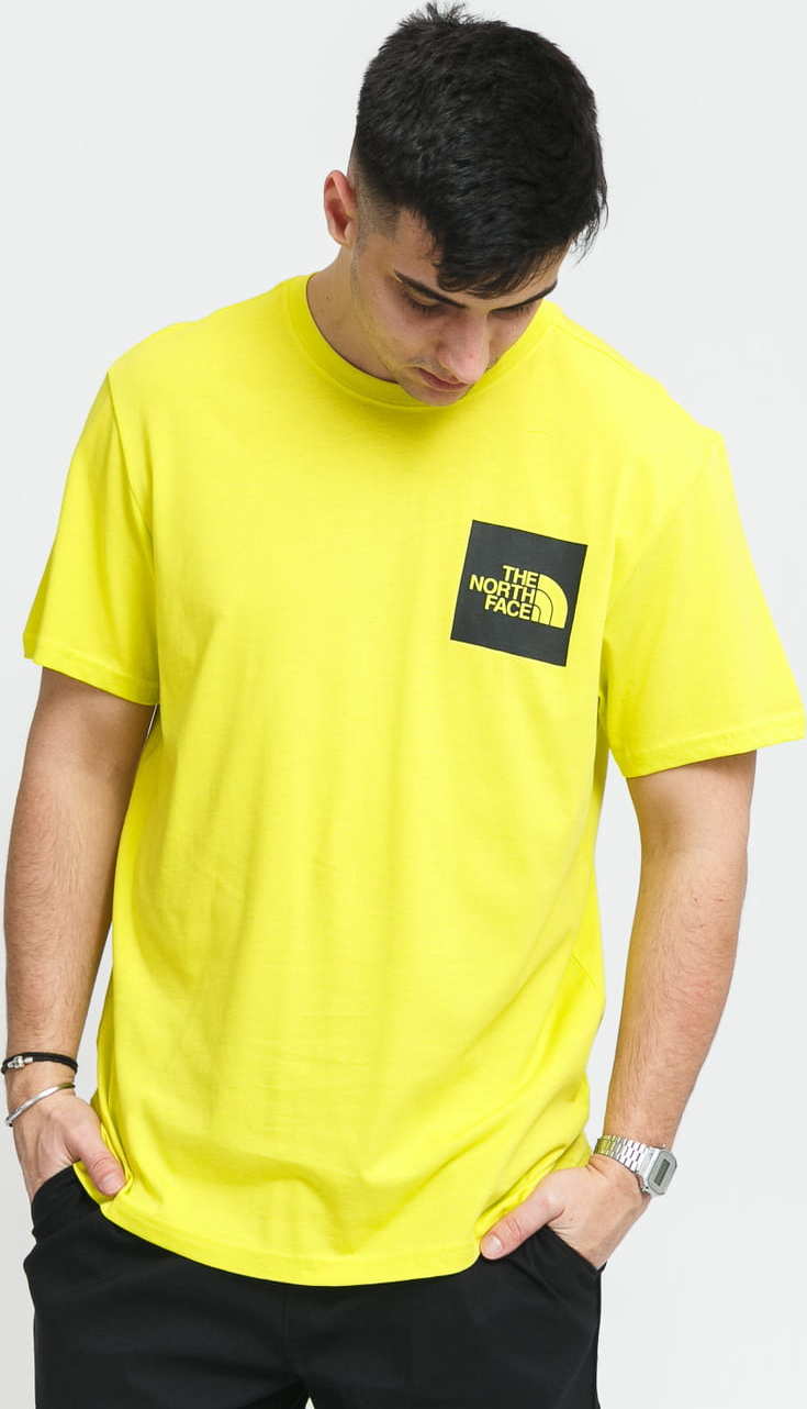 The North Face M SS Fine Tee limetkové L
