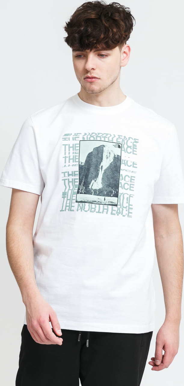 The North Face M Warped Graphic Tee bílé L