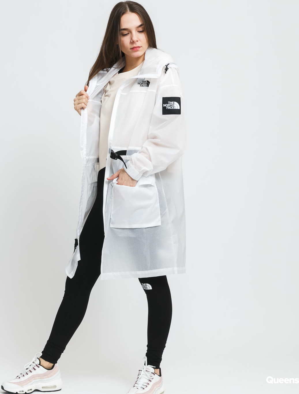 The North Face W Black Box Wind Jacket bílá L