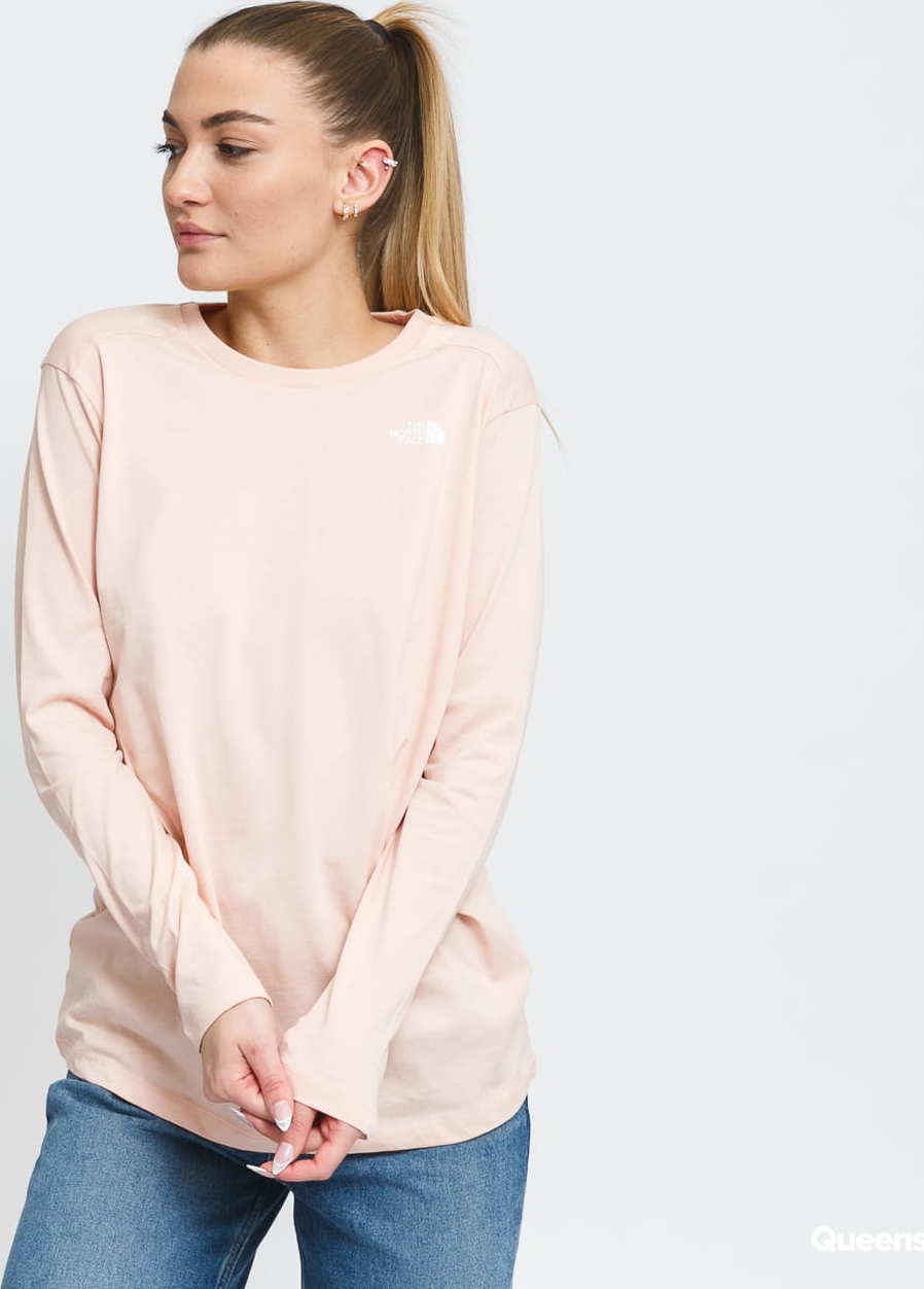 The North Face W L/S Simple Dome Tee růžové L