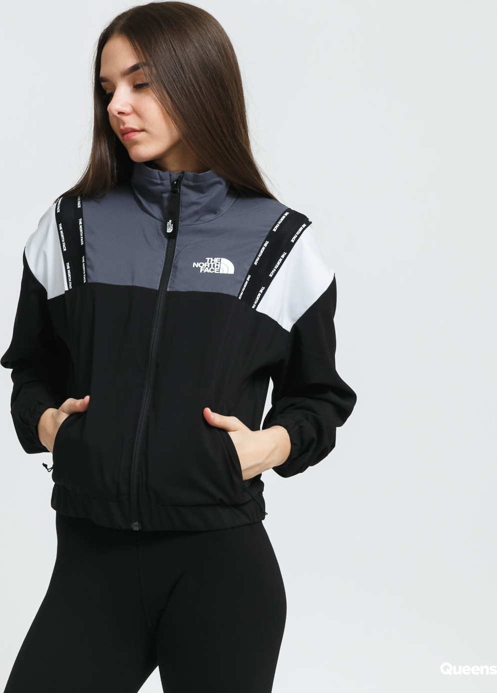 The North Face W MA Wind Jacket černá / tmavě šedá XL