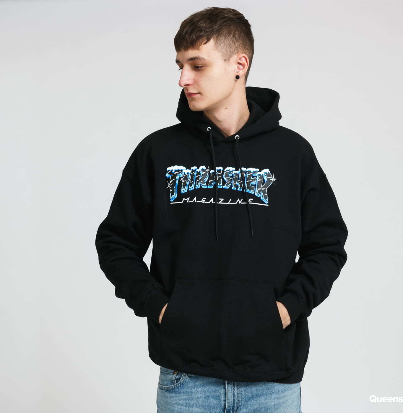 Thrasher Black Ice Hood černá XL