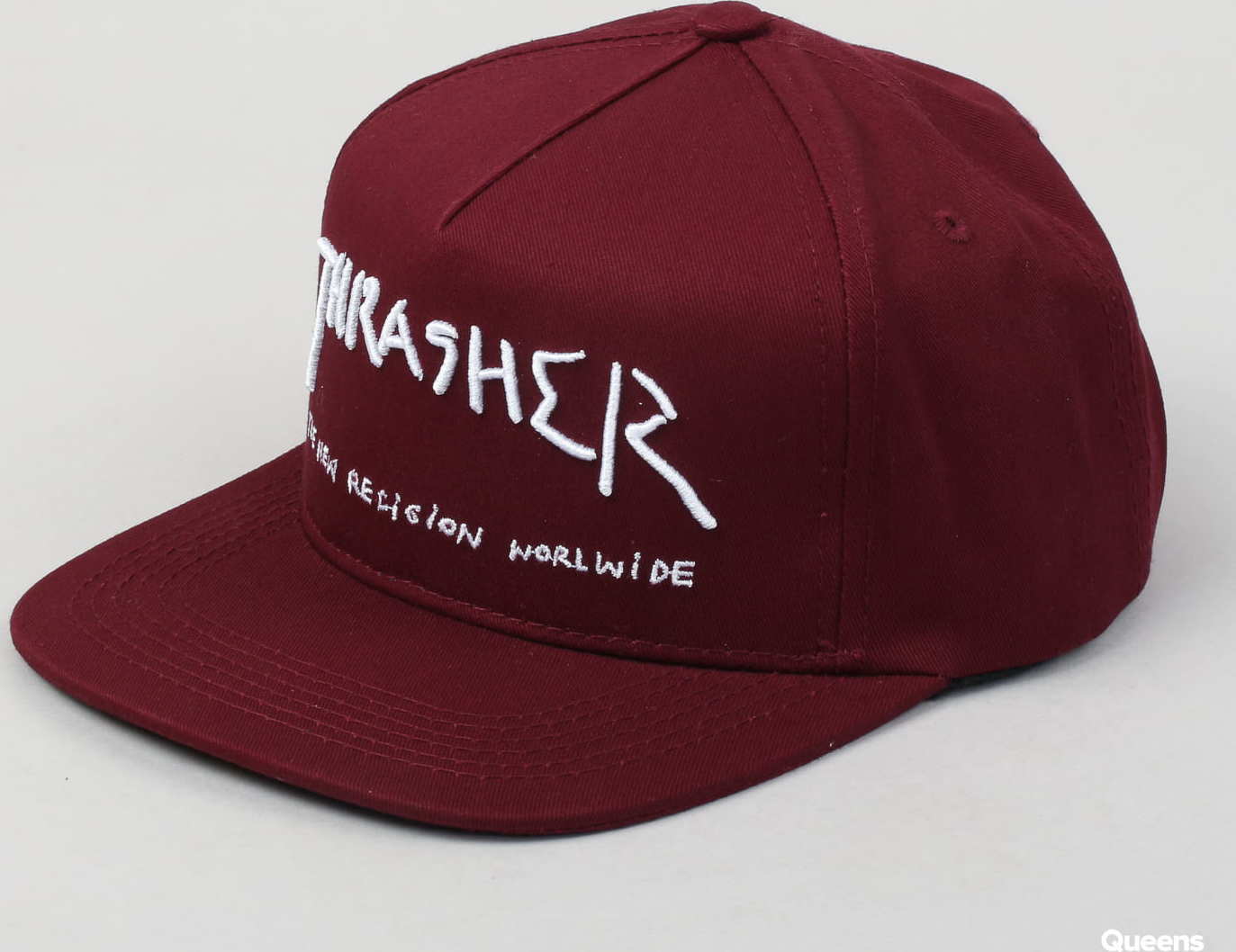 Thrasher New Religion Snapback vínová