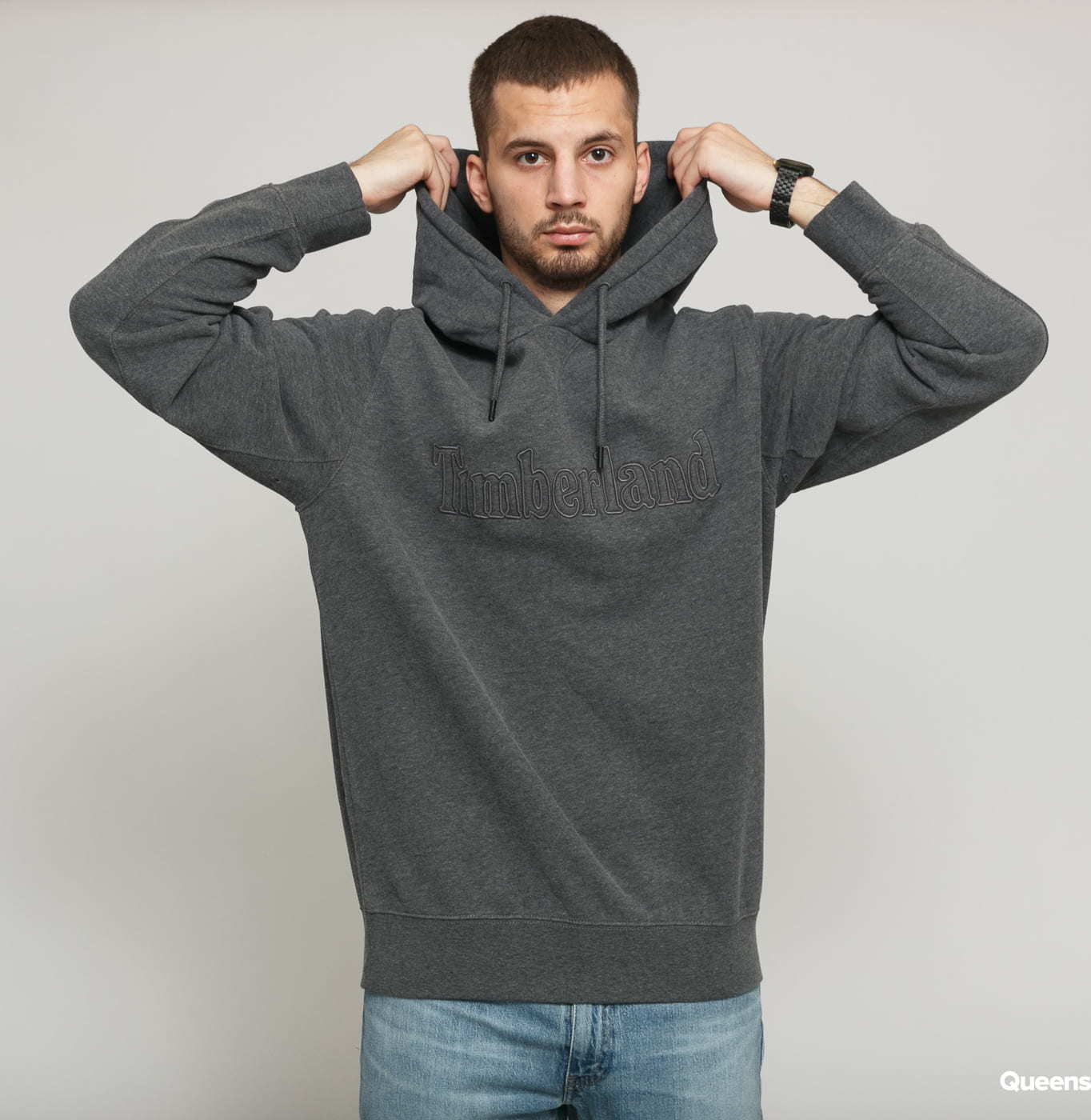 Timberland TR Timb O/H Sweat melange tmavě šedá S