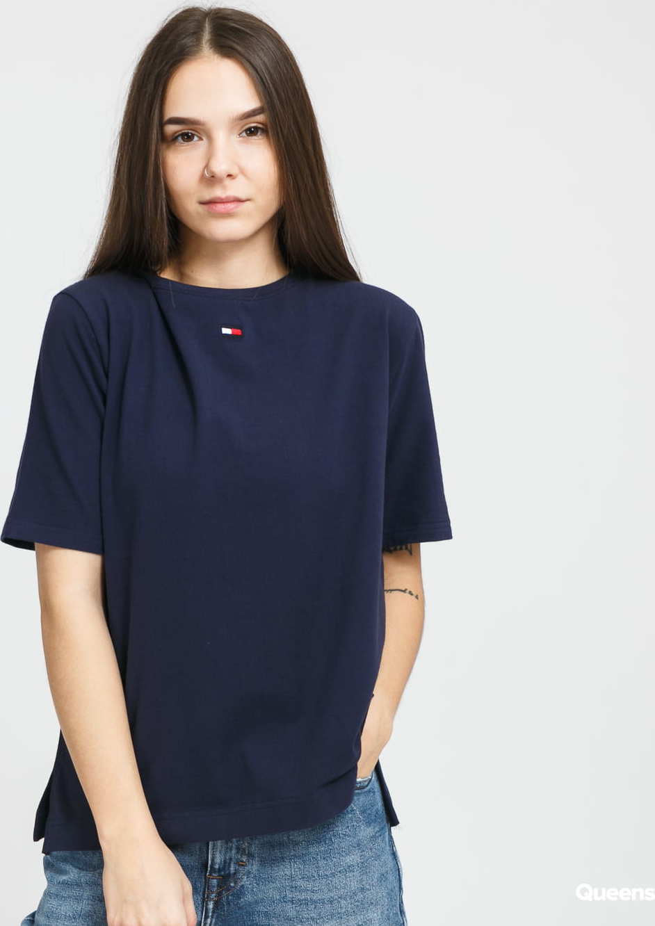 Tommy Hilfiger BN Tee Half C/O navy L