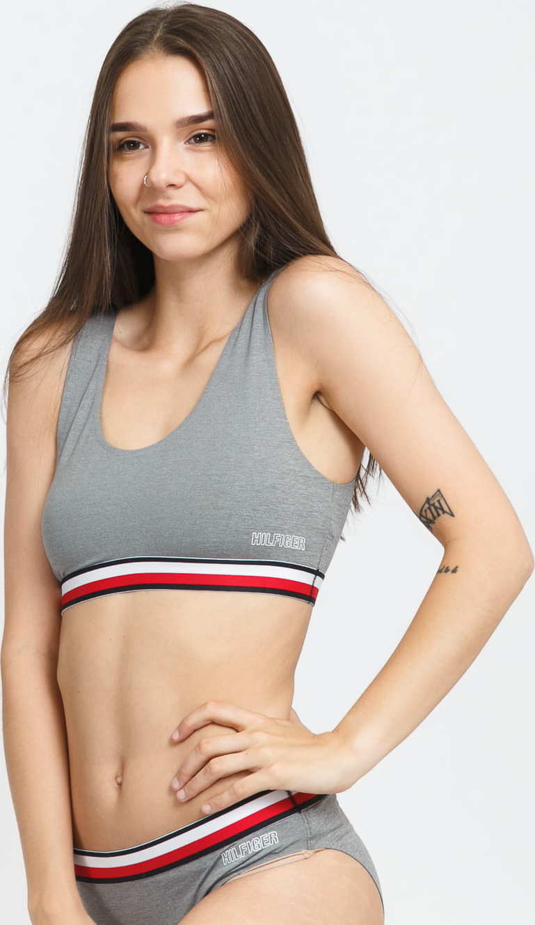 Tommy Hilfiger Bralette melange šedé L