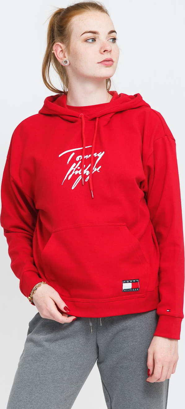 Tommy Hilfiger Hoodie LWK červená L