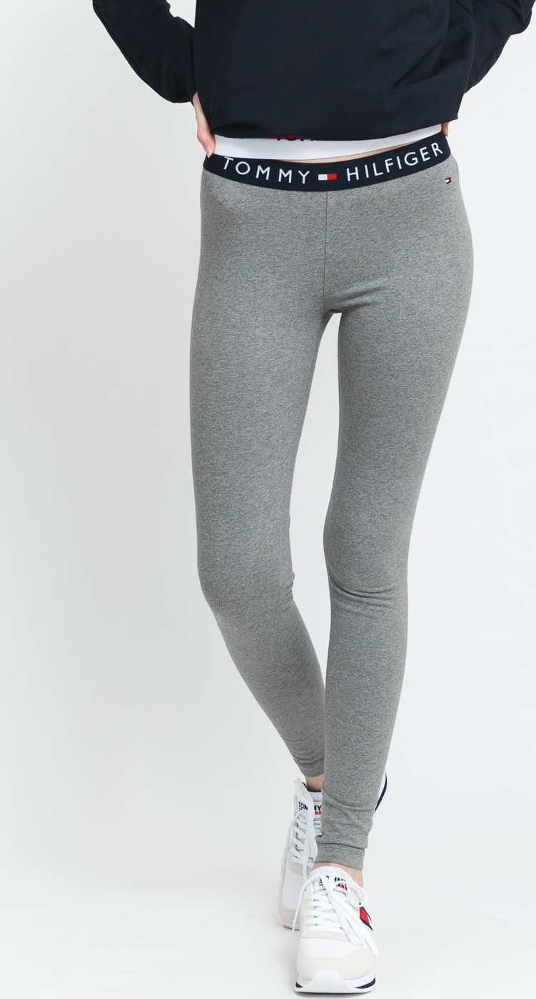 Tommy Hilfiger Legging melange tmavě šedé XL