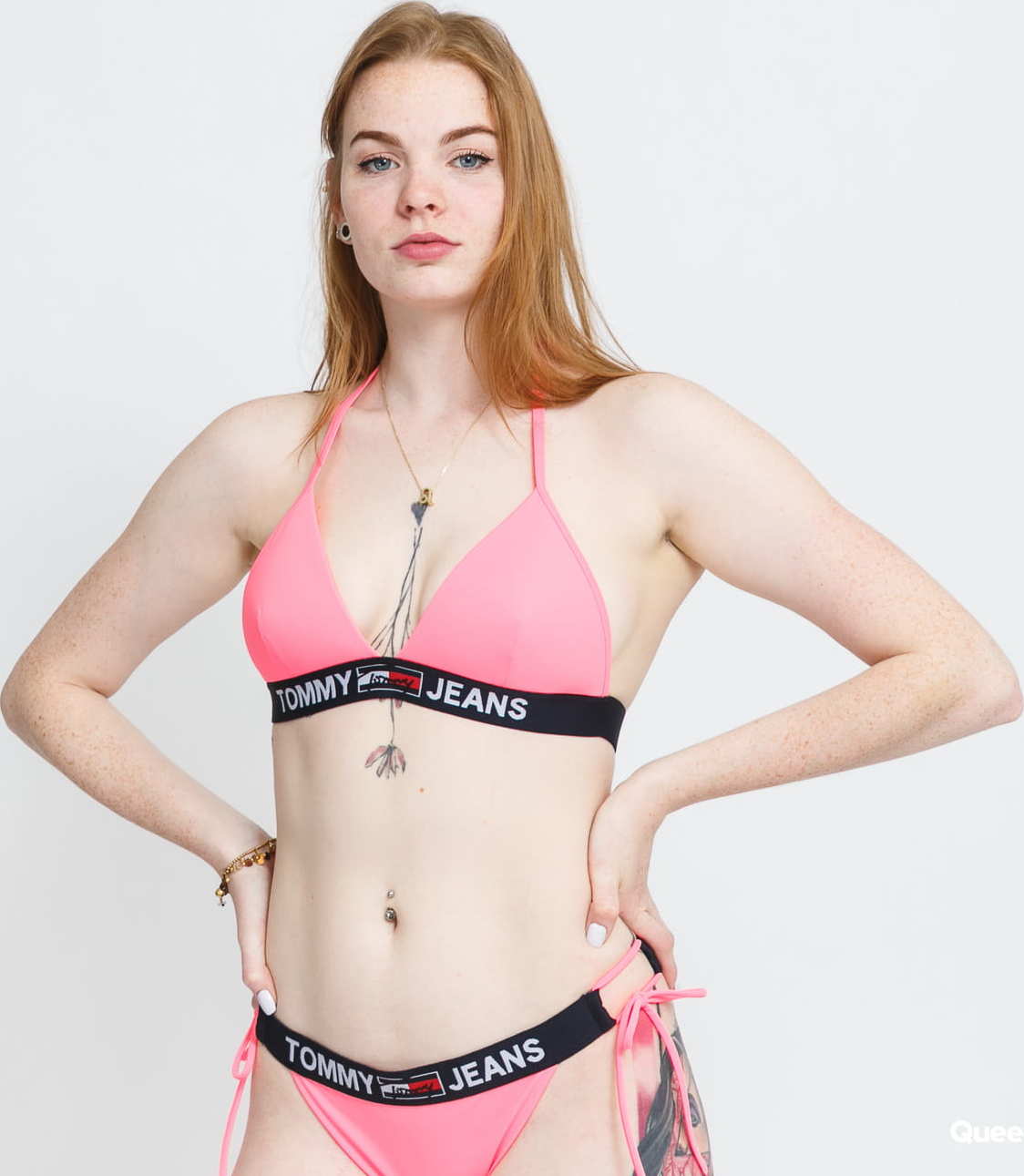 Tommy Hilfiger Triangle Fixed neon růžové L