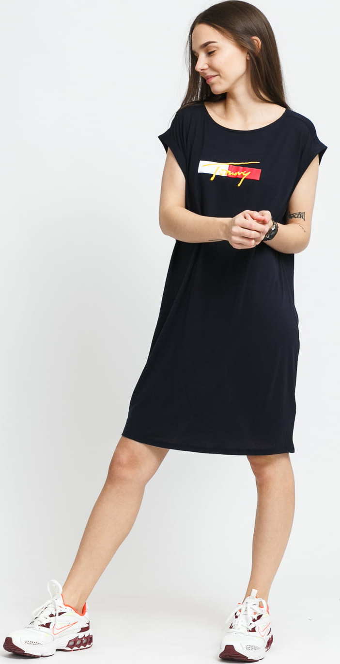 TOMMY JEANS T-shirt Dress navy L