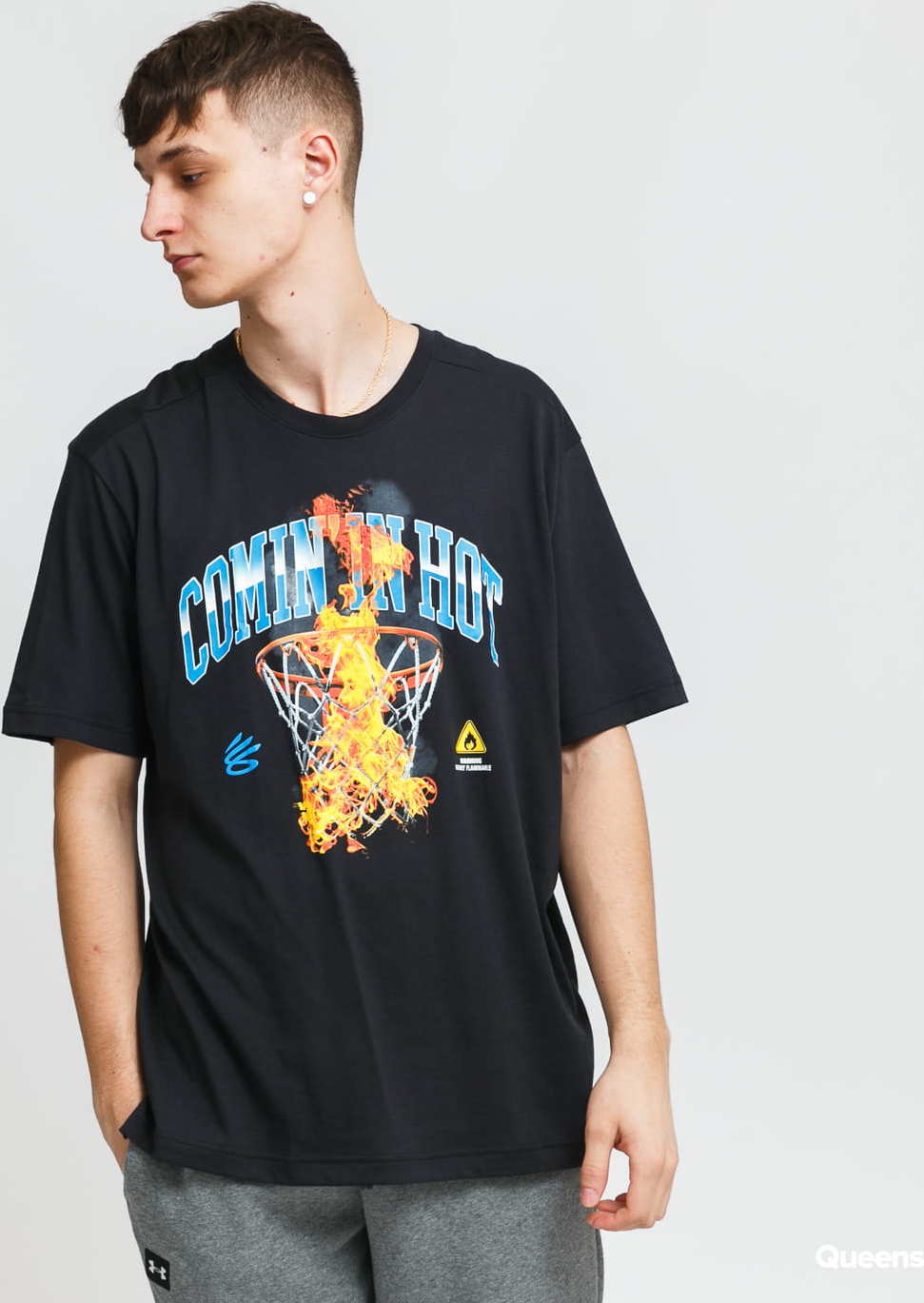 Under Armour Curry Coming In Hot Tee černé L