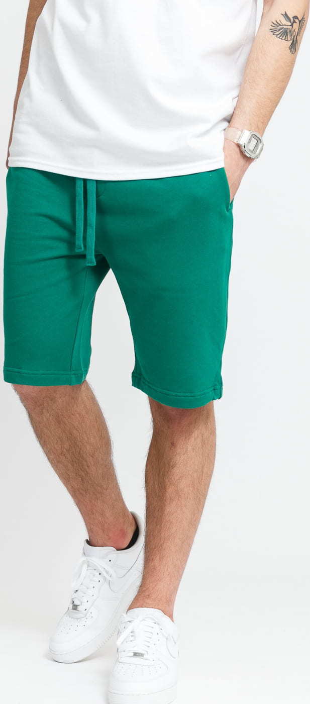Urban Classics Basic Sweatshorts zelené M