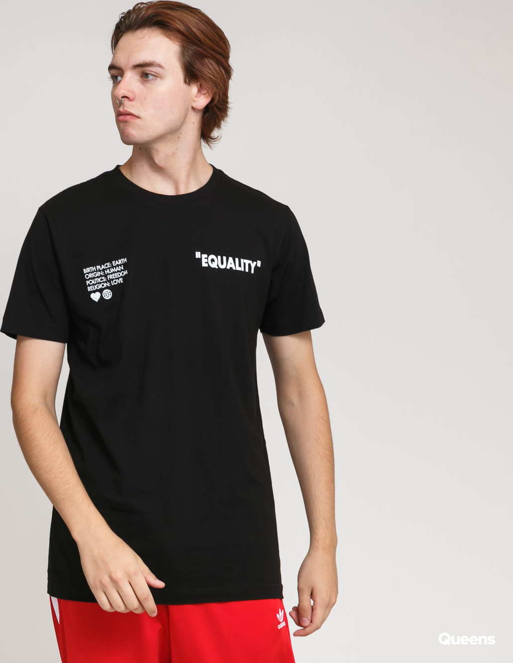 Urban Classics Birth Place Earth Tee černé XXL