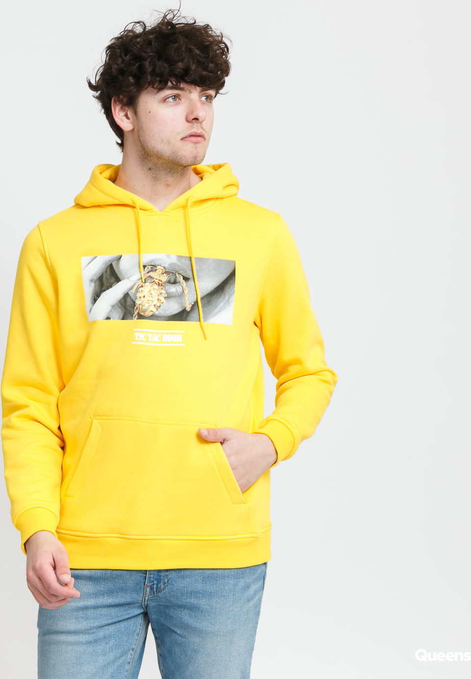 Urban Classics Boom Hoody žlutá XXL