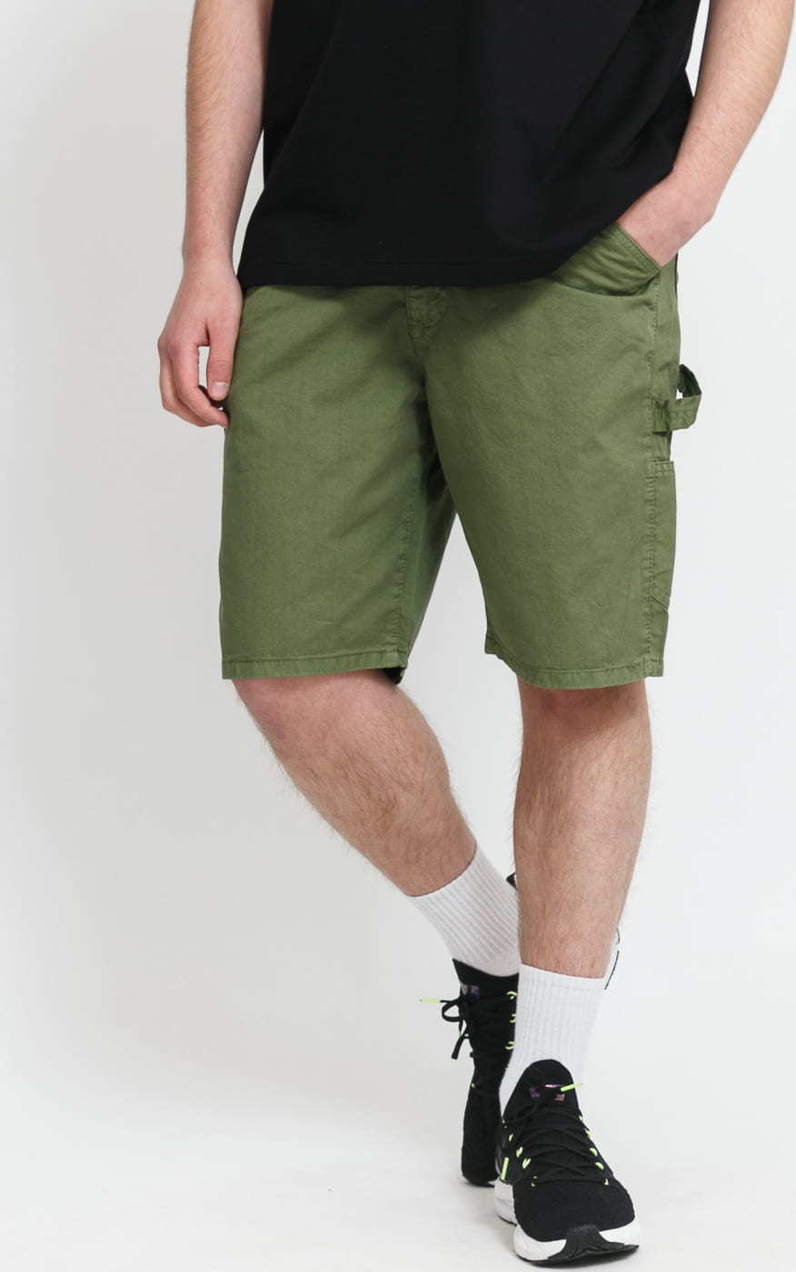 Urban Classics Carpenter Shorts olivové 34